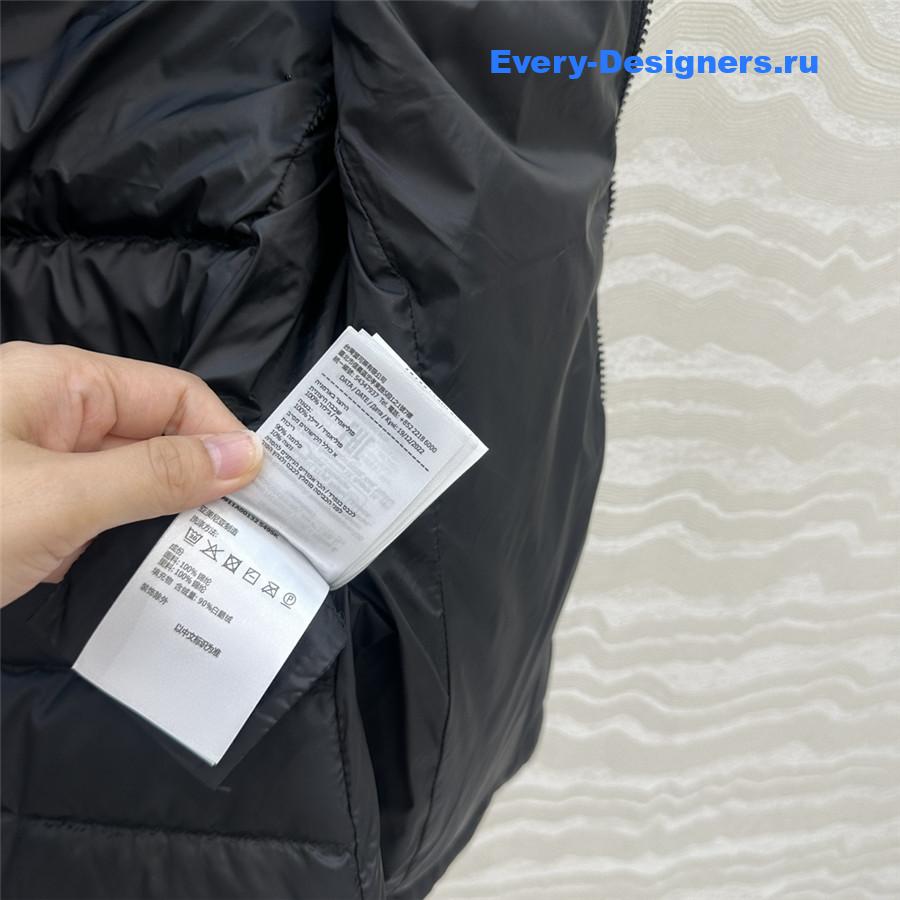 Moncler Black Igens Vest Down Vest