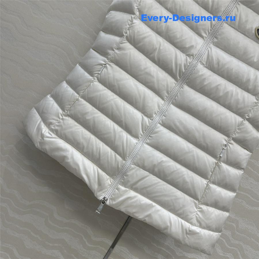 Moncler White Igens Vest Down Vest