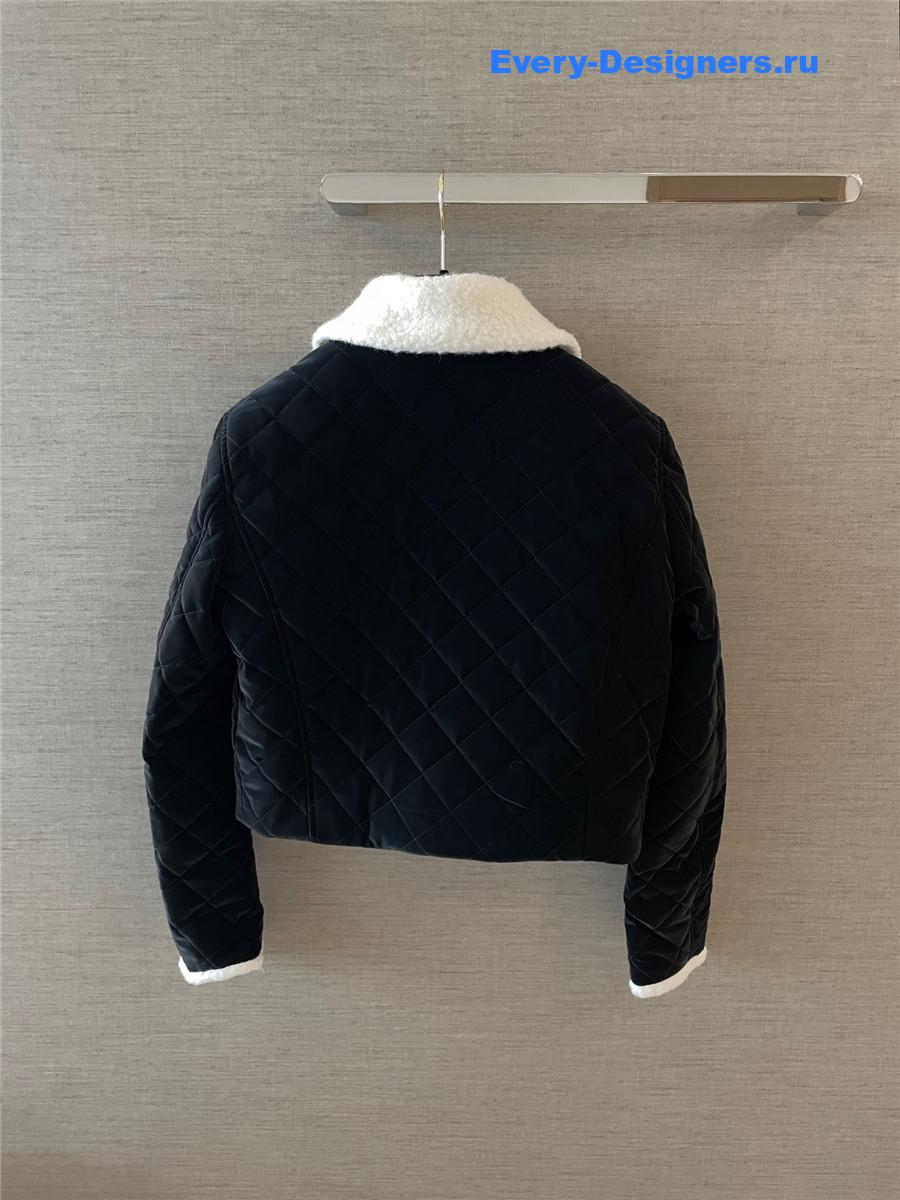 Ch**el coco neige quilted jacket