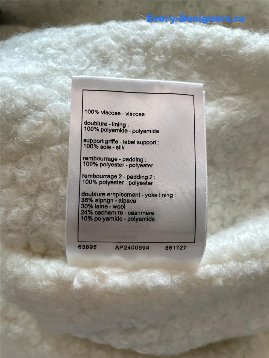 Ch**el coco neige quilted jacket