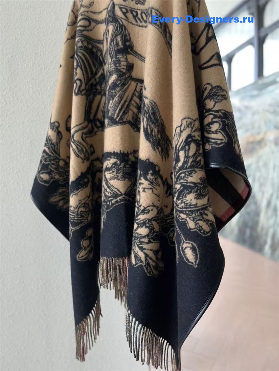 Bv*b*rry gallant knight wool cape