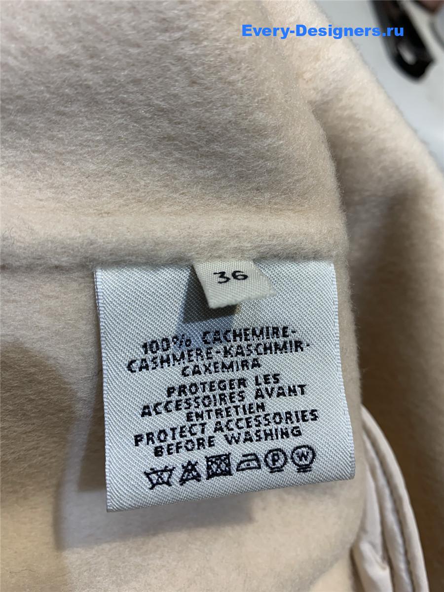 H**me5 double baby cashmere single-breasted coat