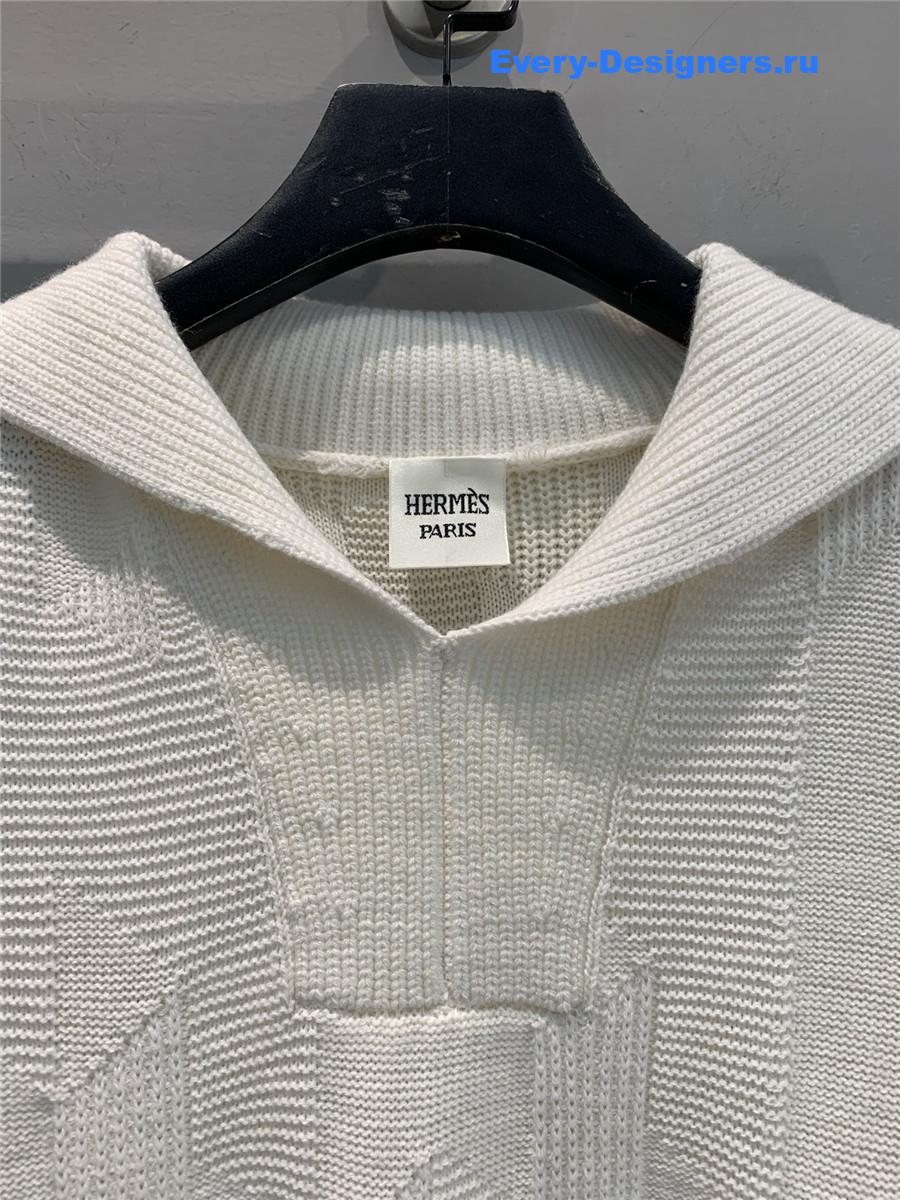 H**me5 cream wool cashmere sweater