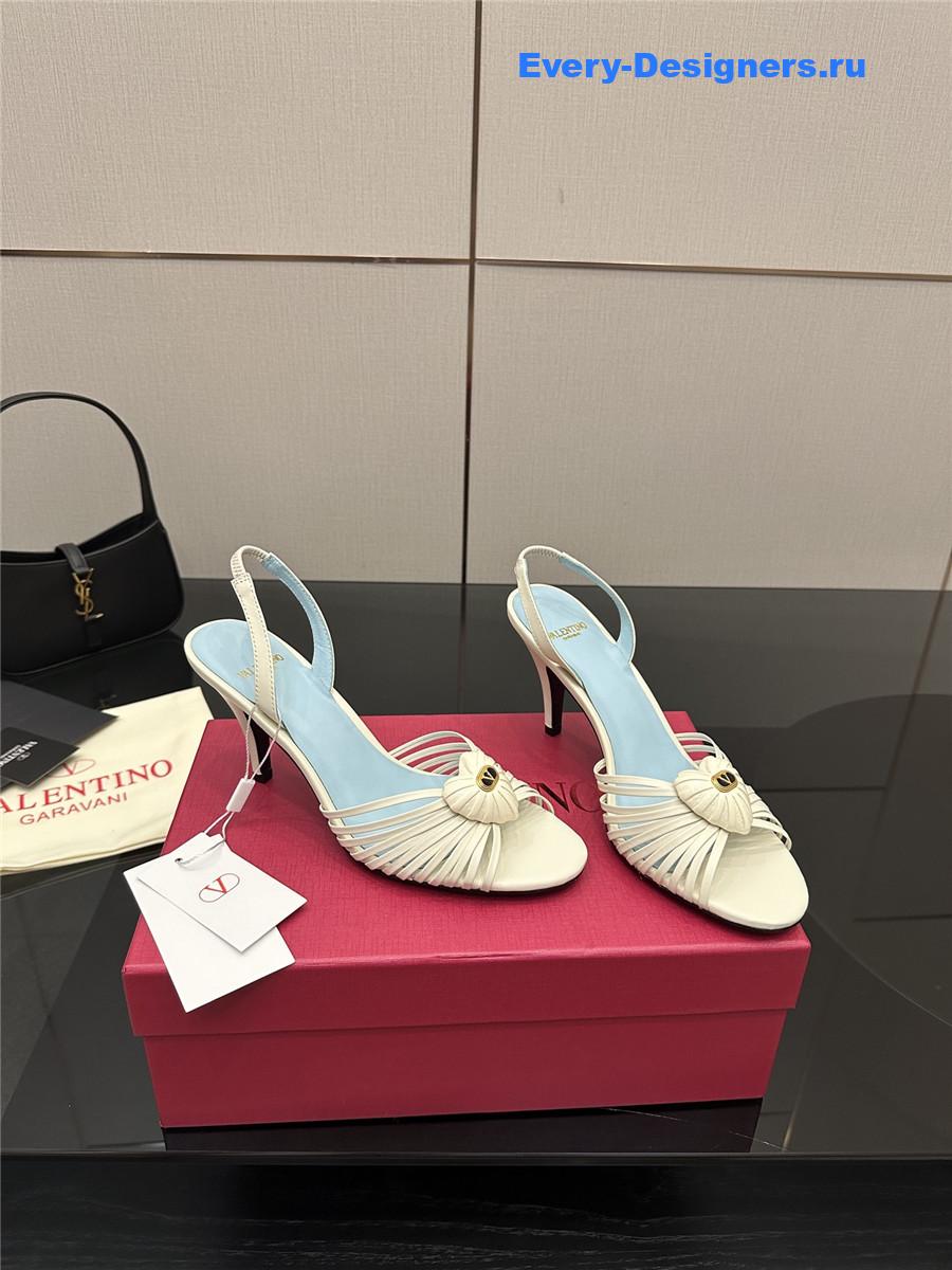 Va1e*ntin0 garavani 85mm beige royal sandals