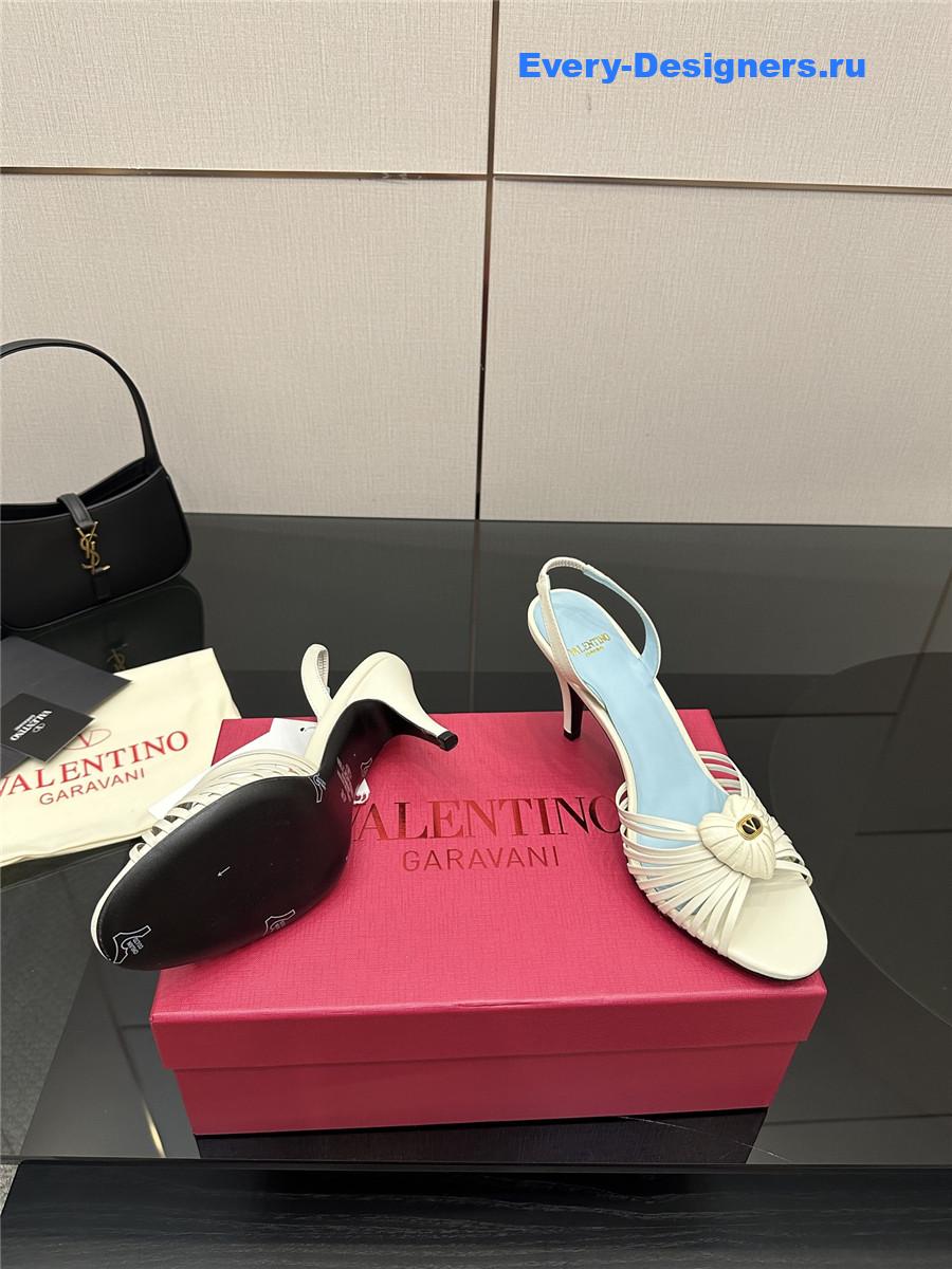 Va1e*ntin0 garavani 85mm beige royal sandals