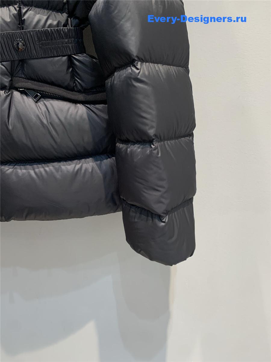 Moncler Black Boedic Hooded Short Down Jacket