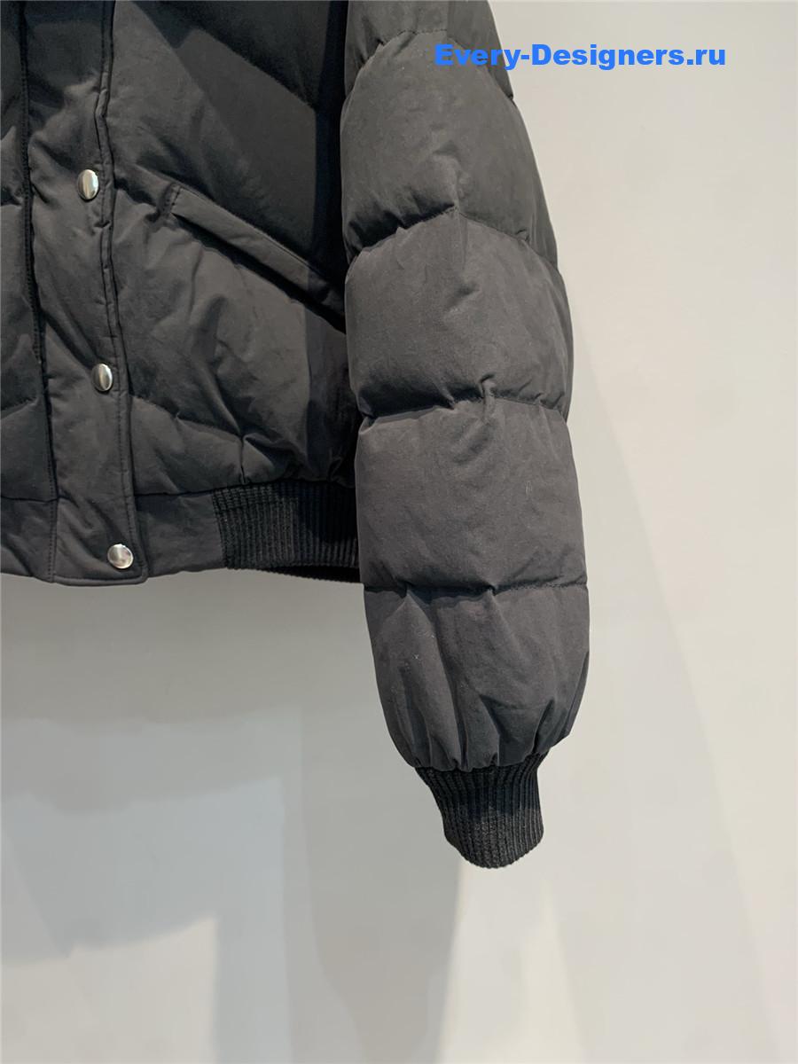 Pra*a triangle-logo technical shell jacket