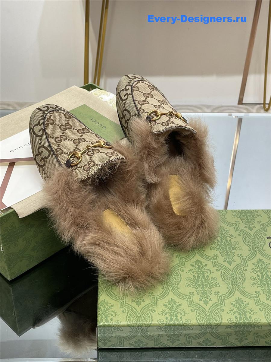 Gvc*1 gg brown canvas canvas mules