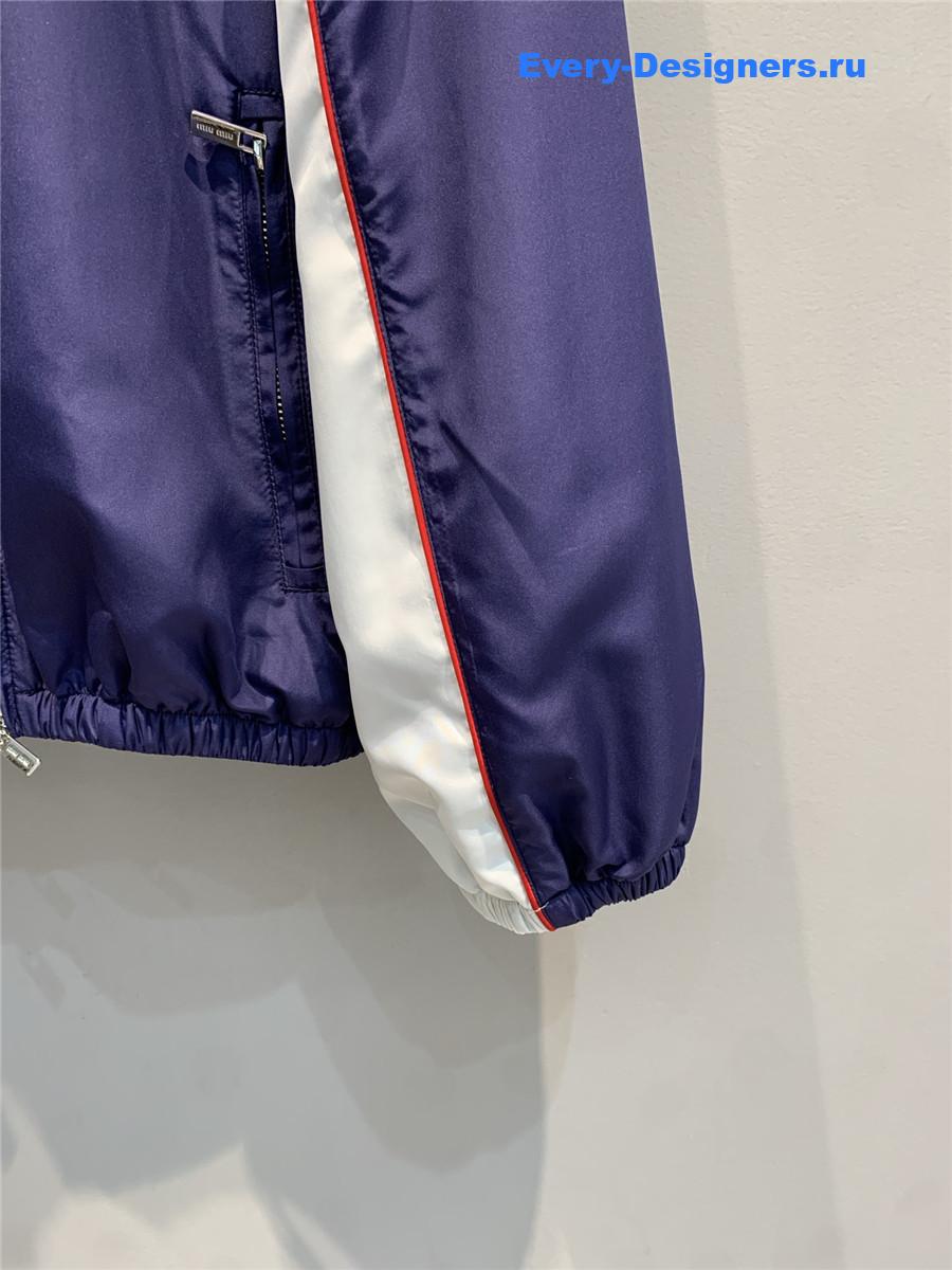 Miu Miu Technical Poplin Hoodie Jacket