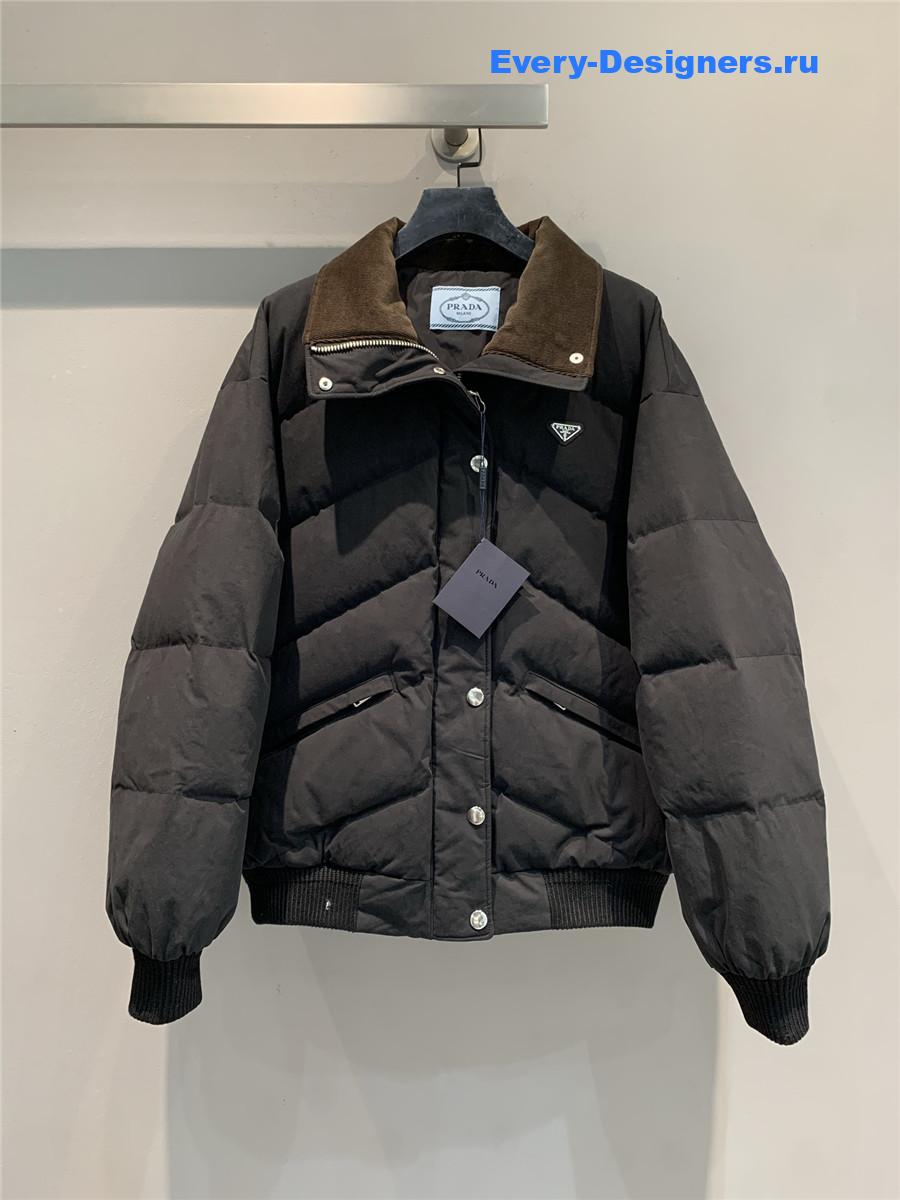 Pra*a silk-blend padded down jacket