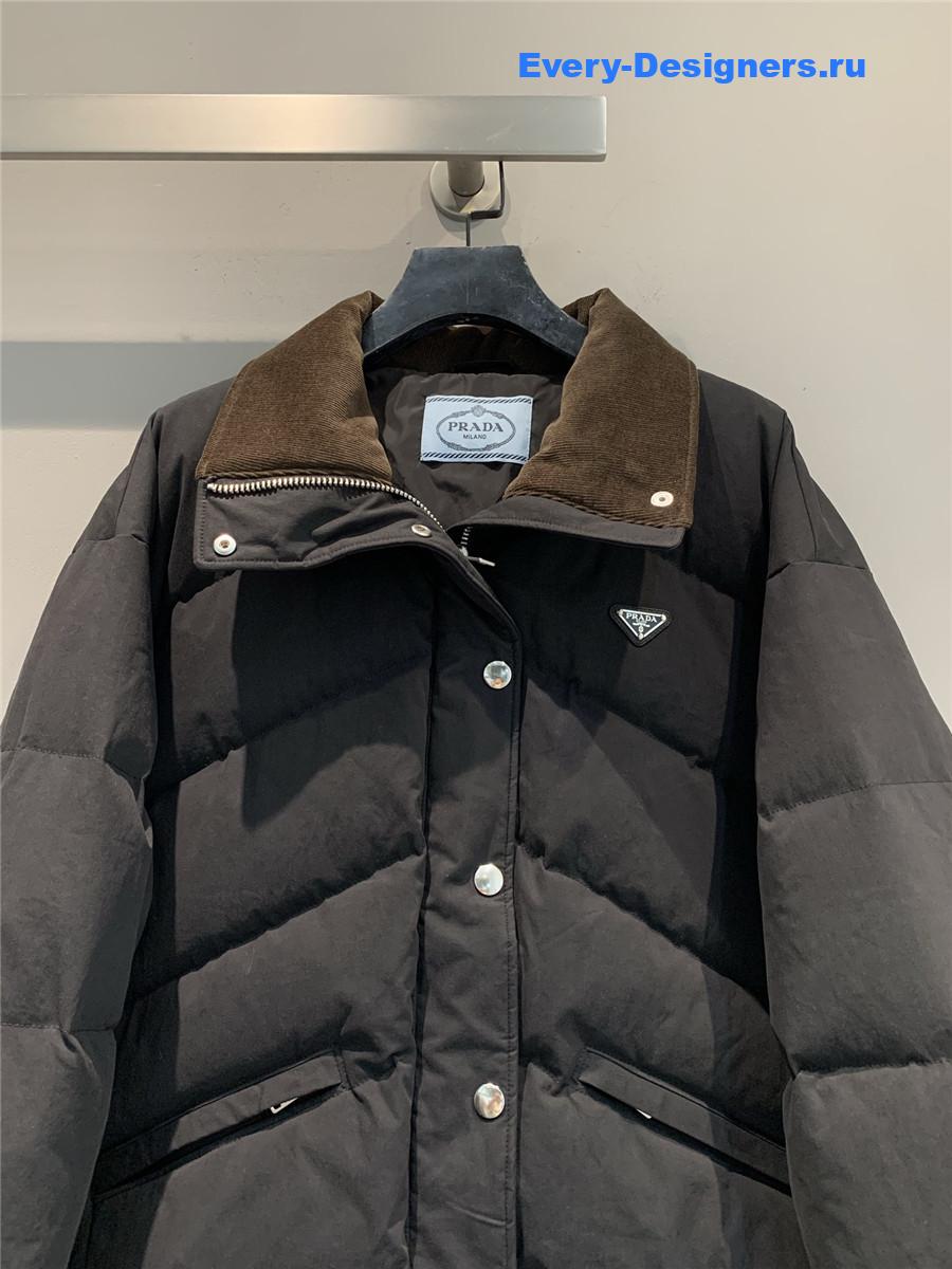 Pra*a silk-blend padded down jacket