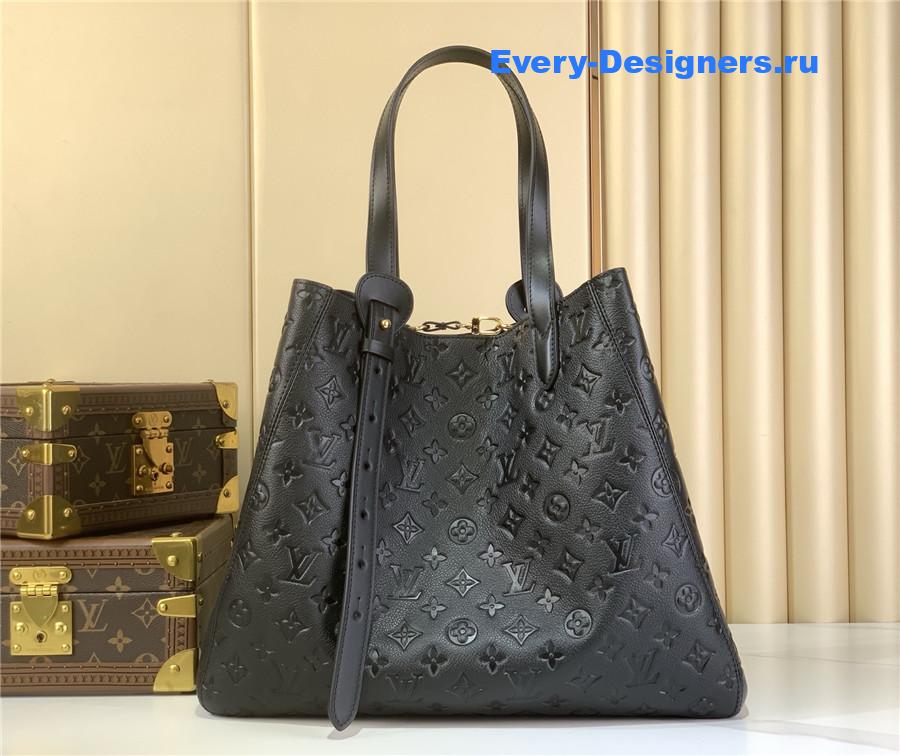 l0vis Vvtt0n all in one mm monogram empreinte black leather bag