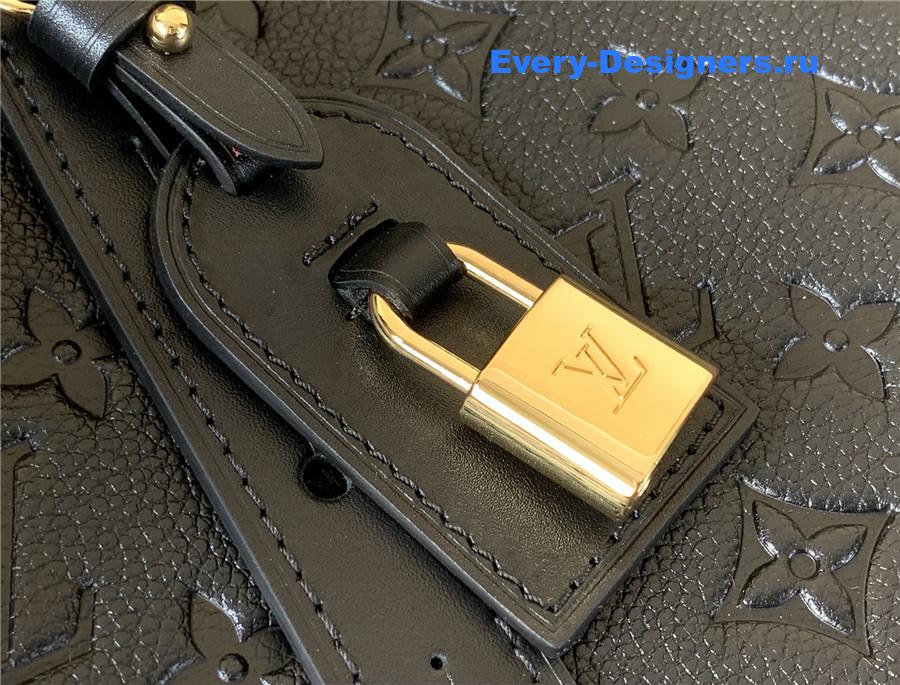 l0vis Vvtt0n all in one mm monogram empreinte black leather bag