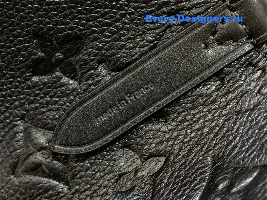 l0vis Vvtt0n all in one mm monogram empreinte black leather bag