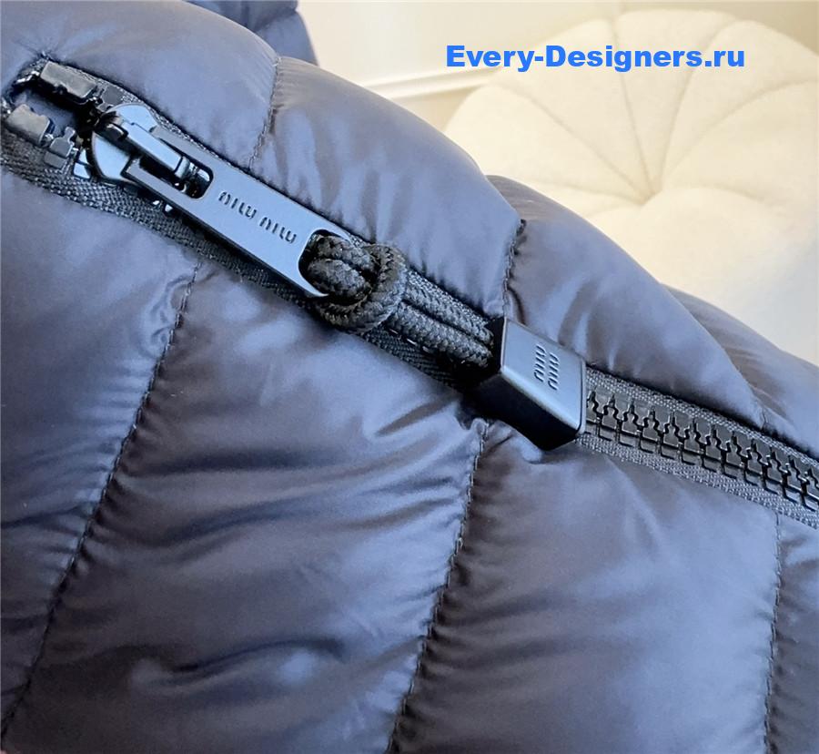 Miu Miu Modern check cotton vest