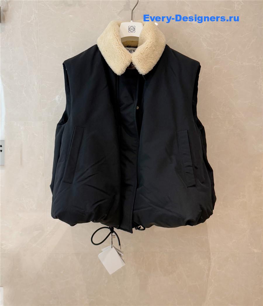 L0ew* shearling-trimmed vest