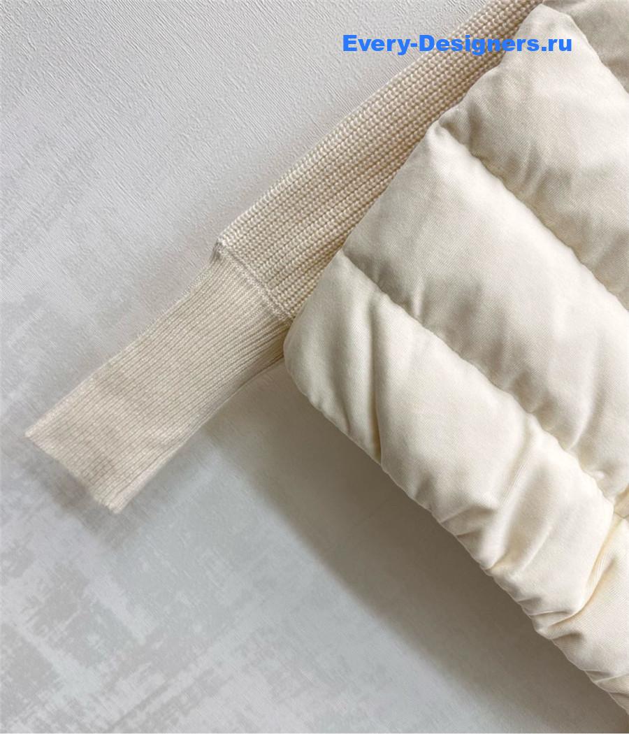 BC Quilted-Shell Ribbed-Sleeve Down Jacket