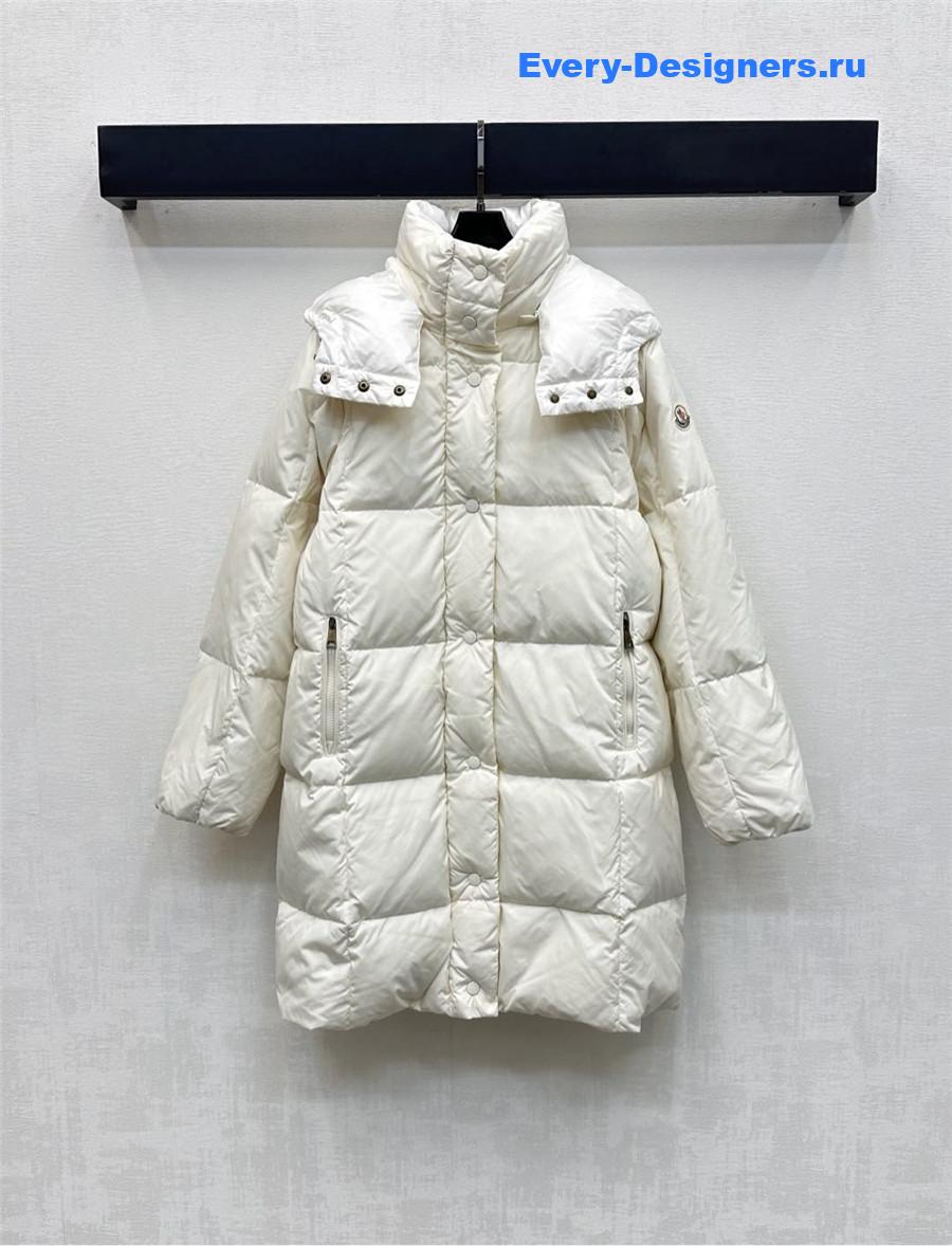 Moncler Water-Repellent Down Litte Long Coat