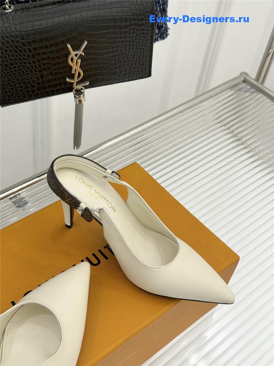 l0vis Vvtt0n white legacy slingback pump