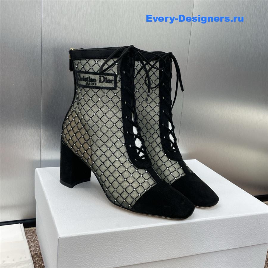 D10r black naughtily-d heeled ankle boot