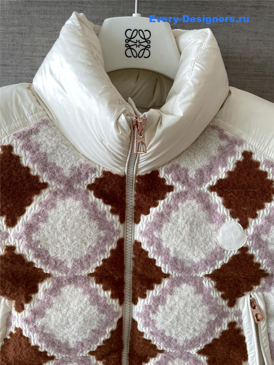 moncler armathia quilted D1am0nd-pattern vest