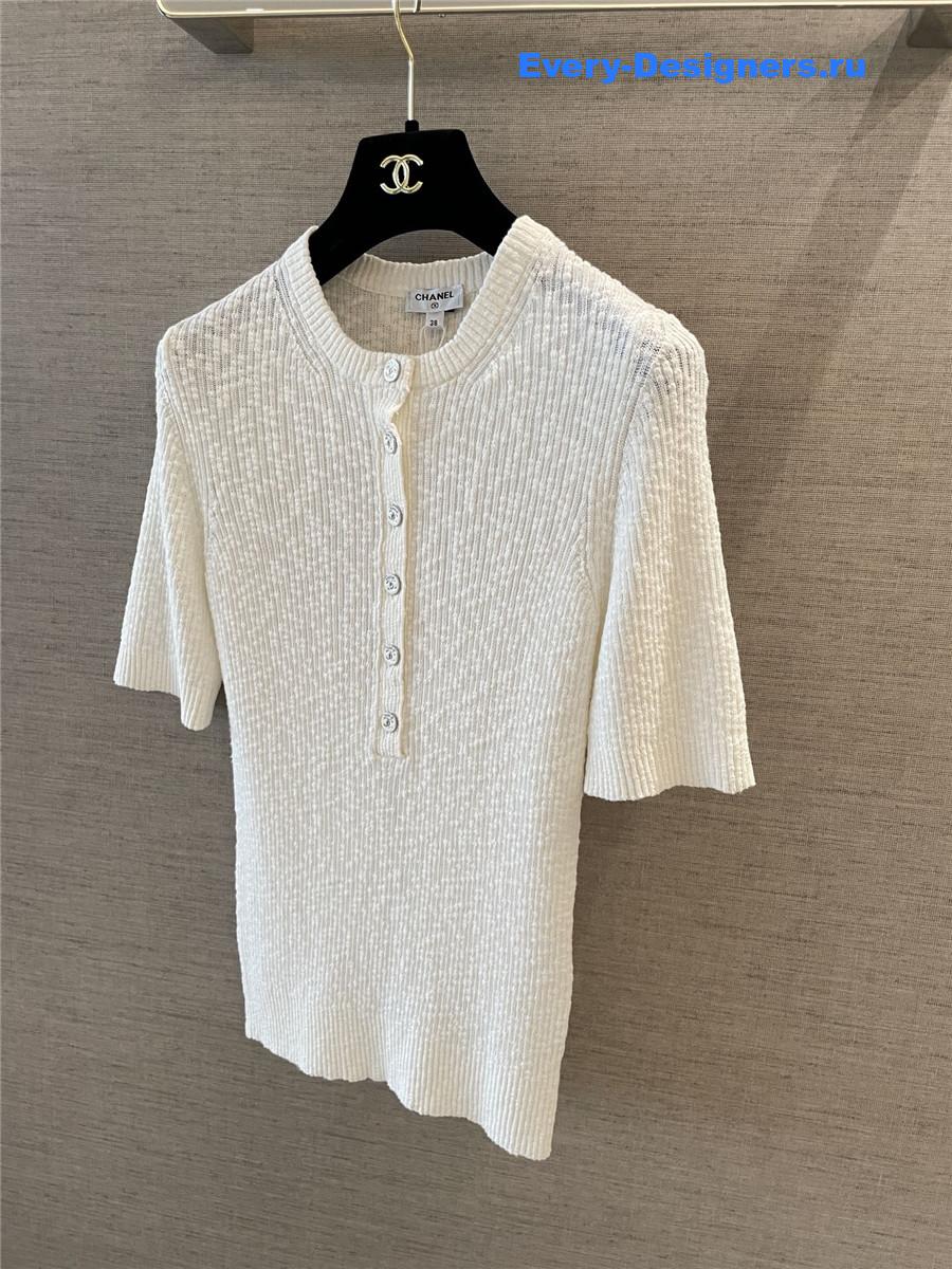 Ch**el coco beach white short sleeve