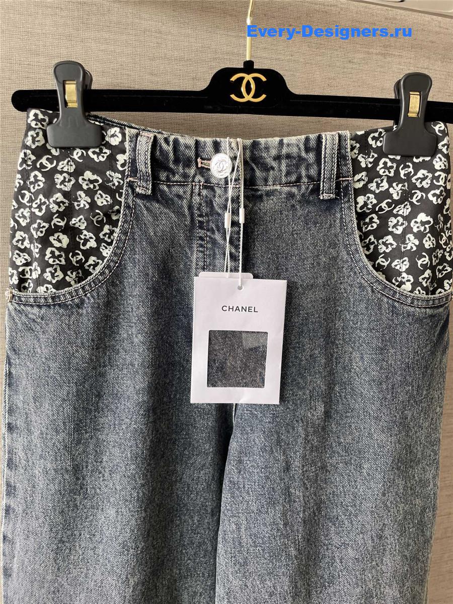 Ch**el coco beach blue jeans