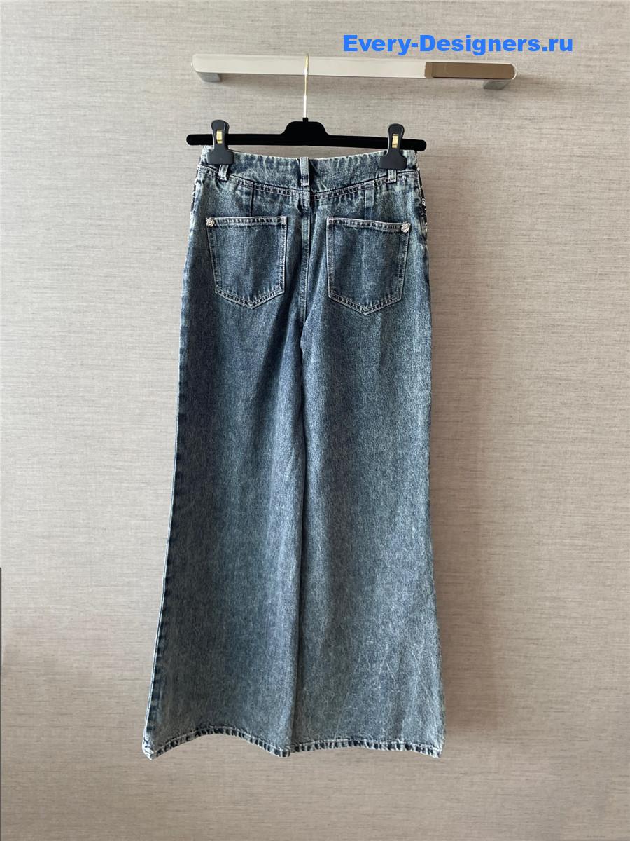 Ch**el coco beach blue jeans