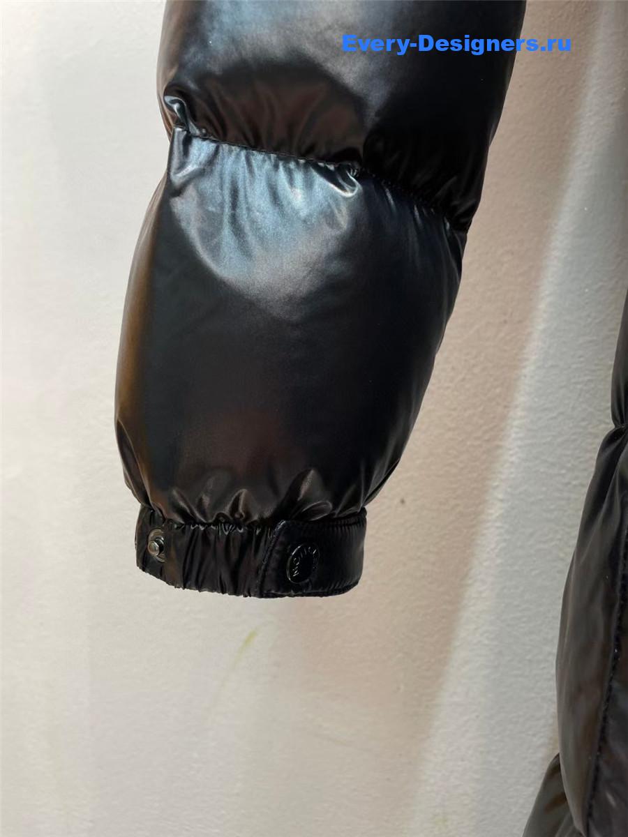 Moncler Black Hudson Long Puffer Coat