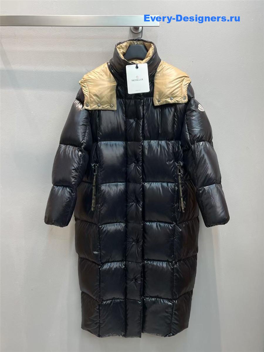 Moncler Black Parnaiba Coat