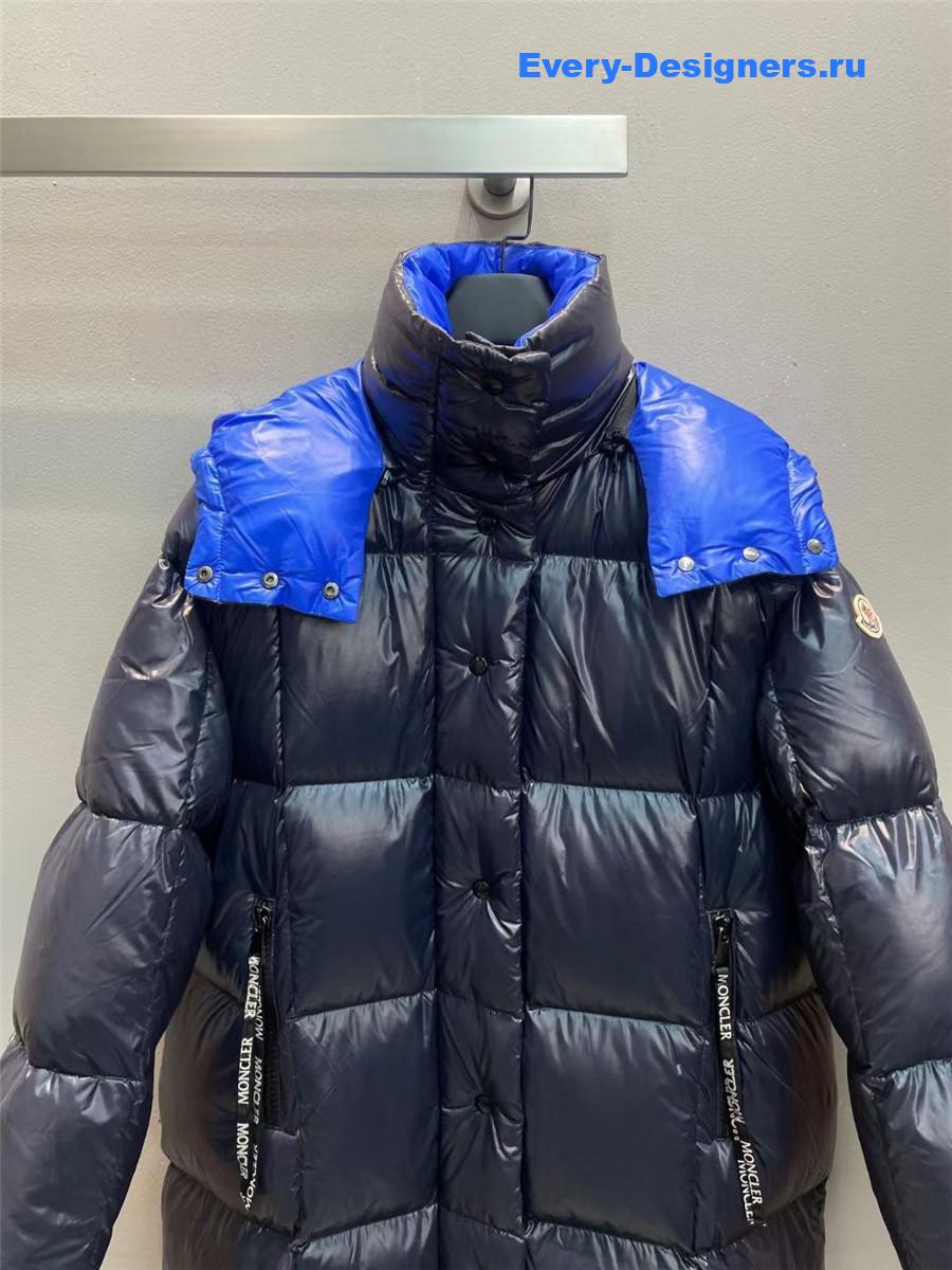 Moncler Navy Parnaiba Coat