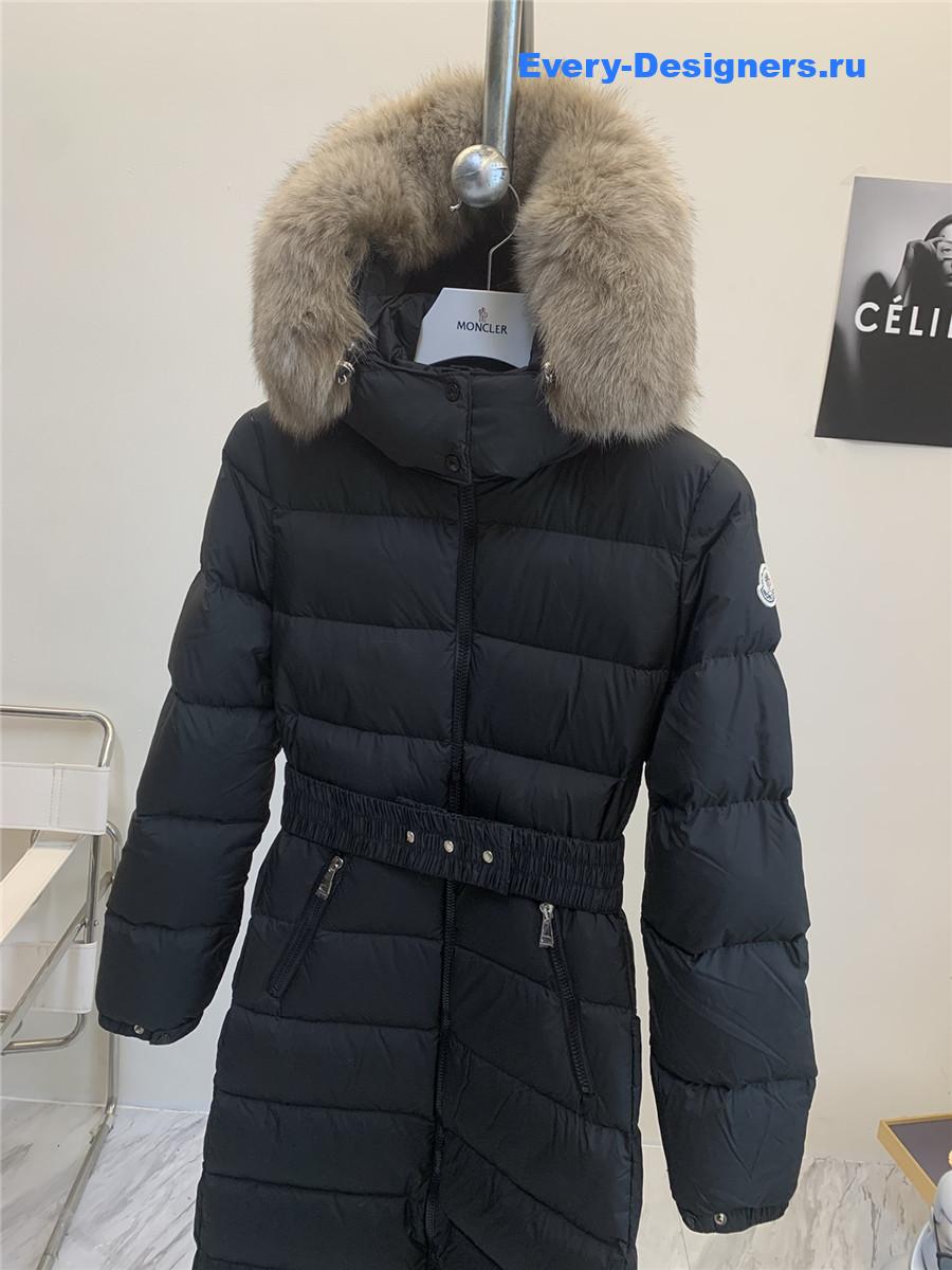 Moncler Black Fudson Down Coat