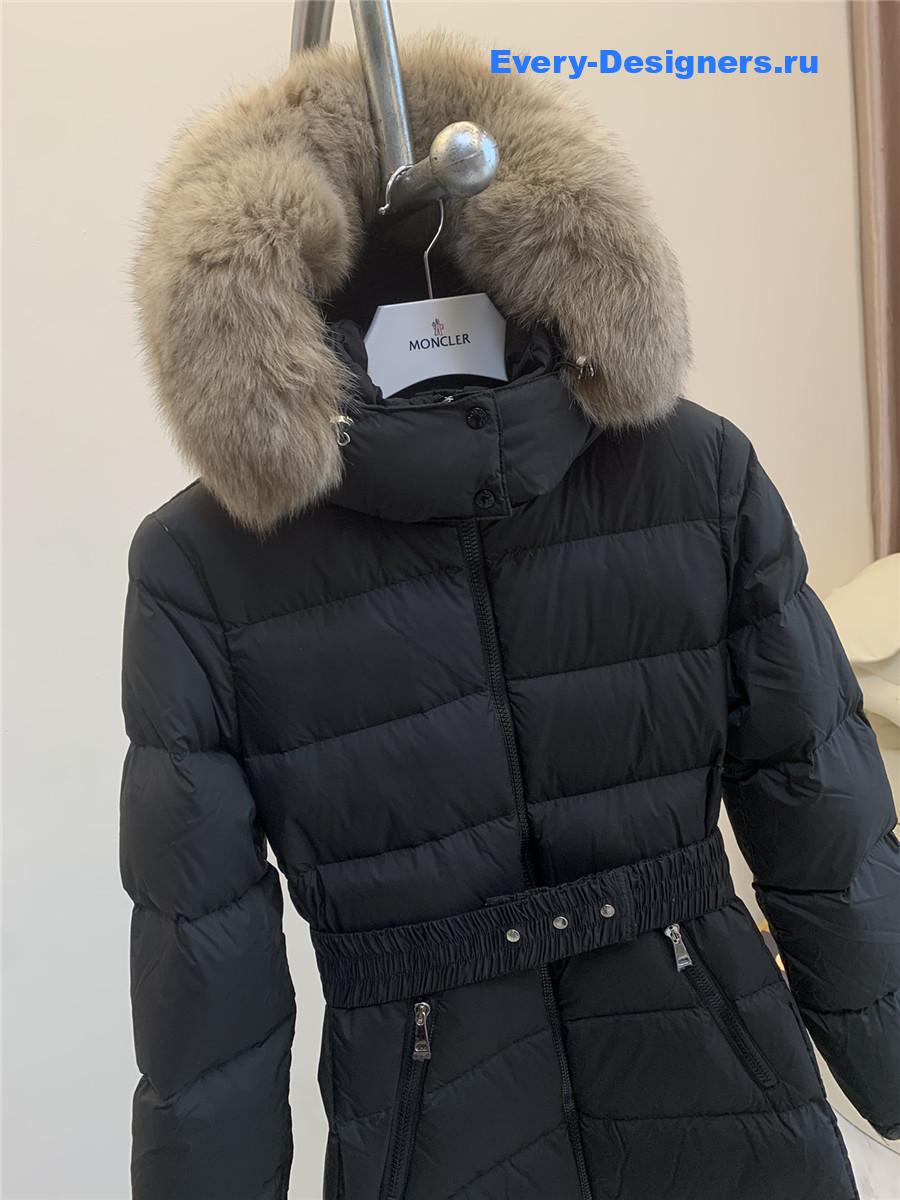 Moncler Black Fudson Down Coat