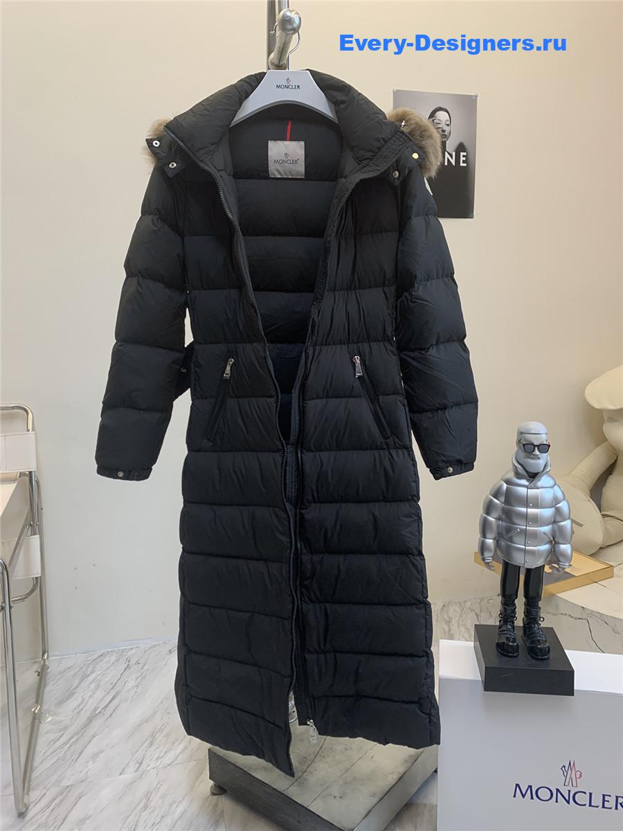 Moncler Black Fudson Down Coat