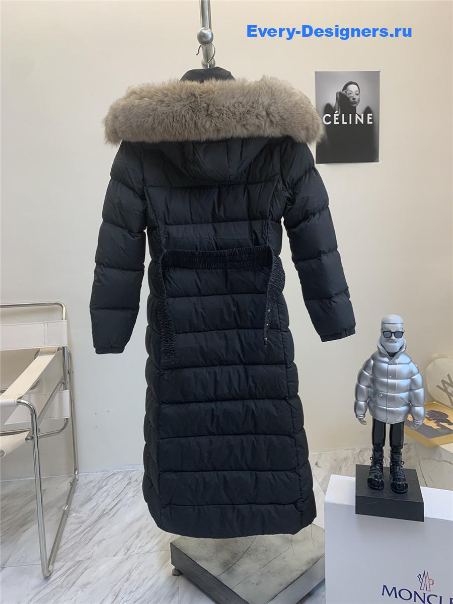 Moncler Black Fudson Down Coat