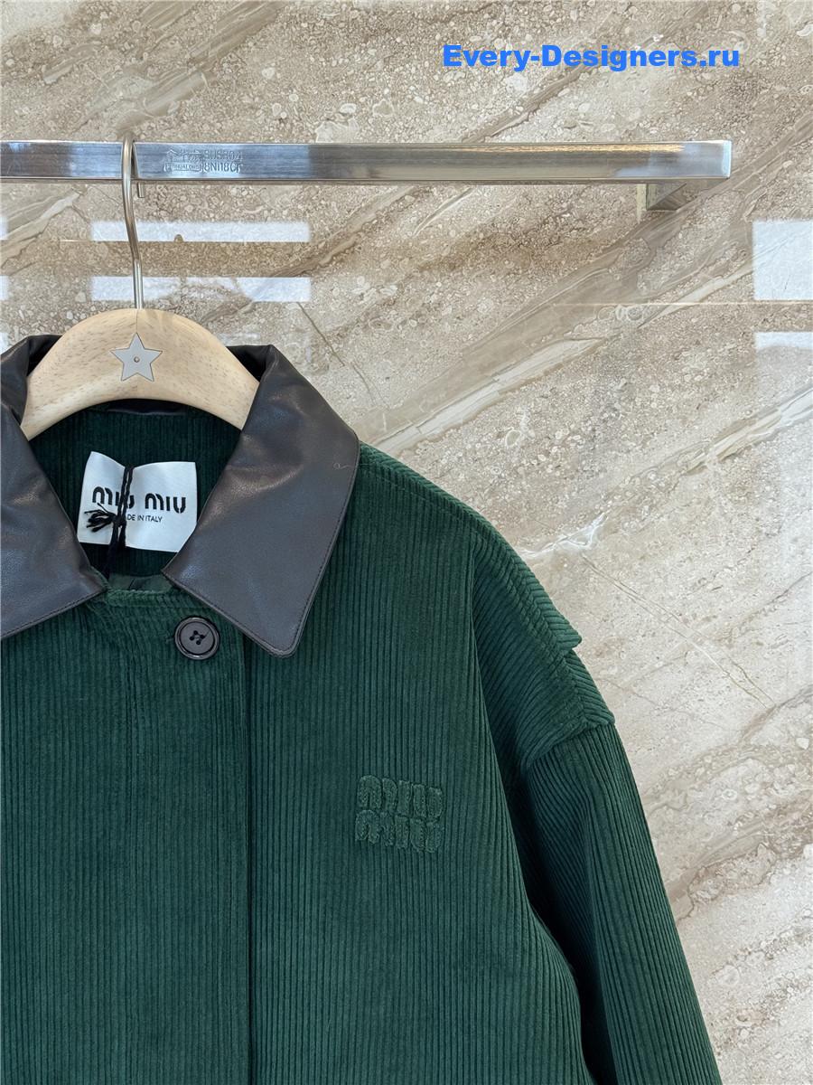 Miu Miu Cropped Bomber Jacket