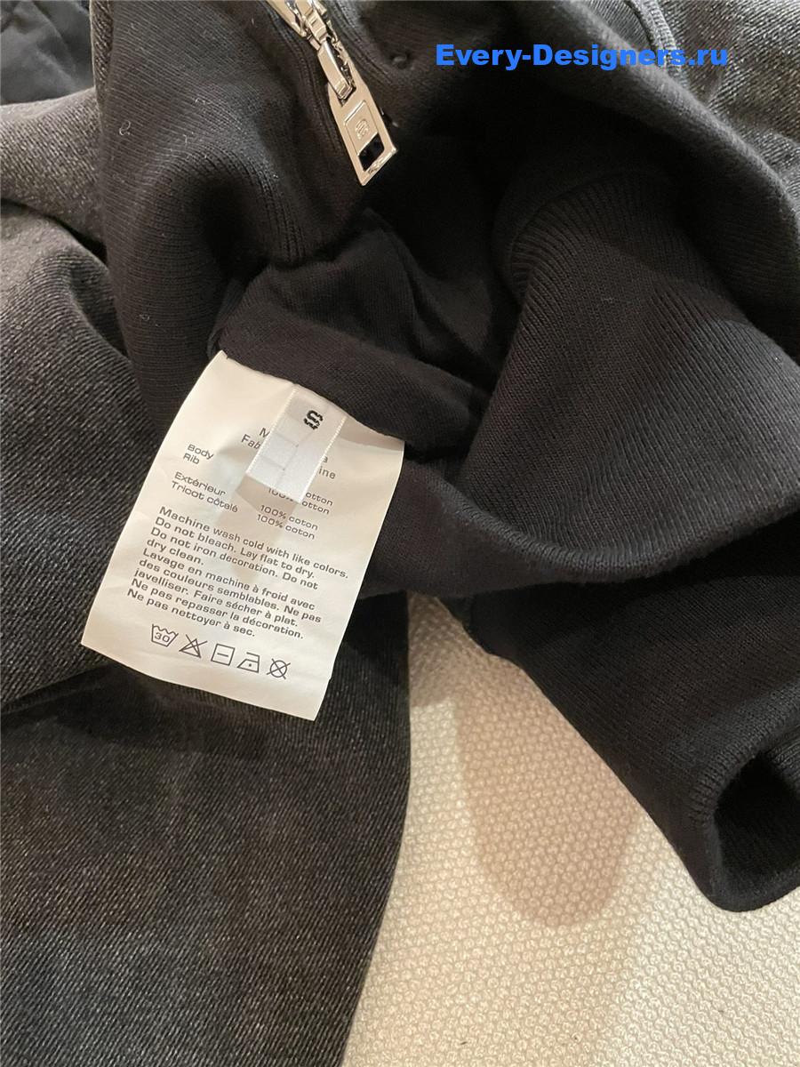 A1exa*der wang dark gray cropped denim jacket