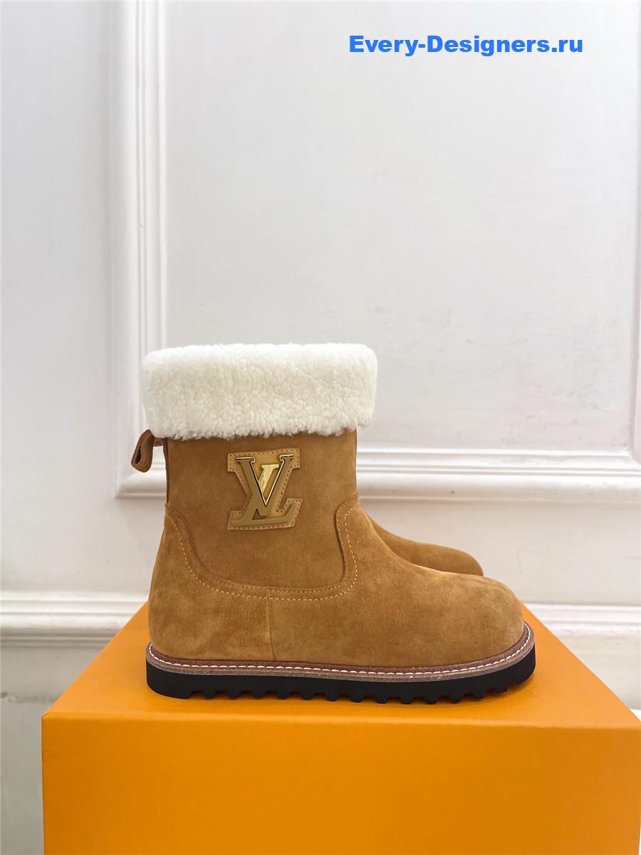l0vis Vvtt0n suede calfskin shearling ankle boot