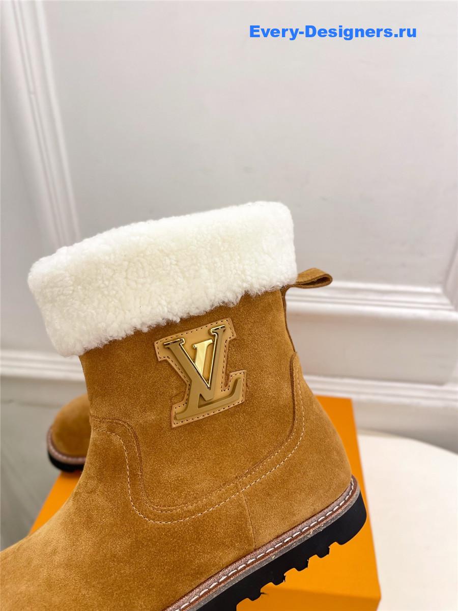 l0vis Vvtt0n suede calfskin shearling ankle boot