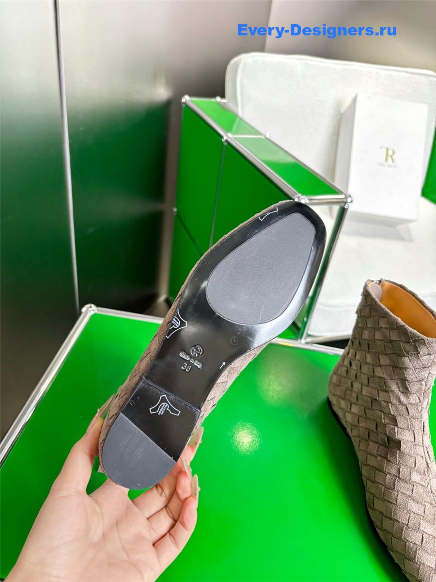 b0tt*ga Ven*ta atomic intrecciato leather ankle boots