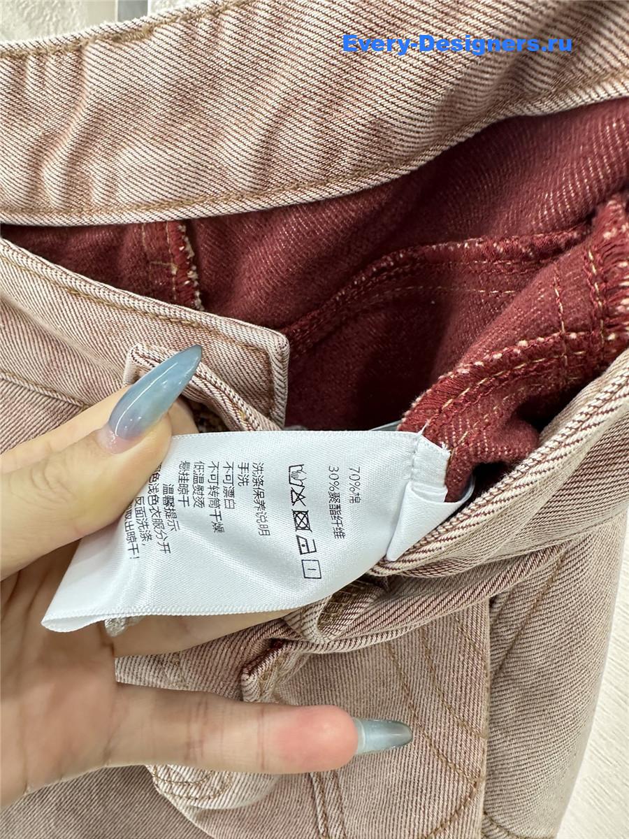 Ch**el pink straight jeans