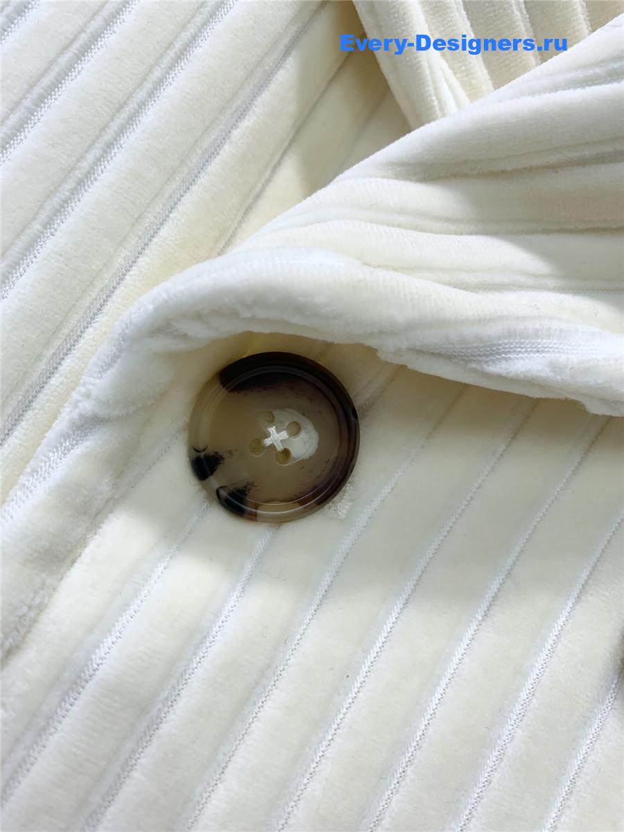 Sa1nt Lau*nt paris fur lambskin cotton coat