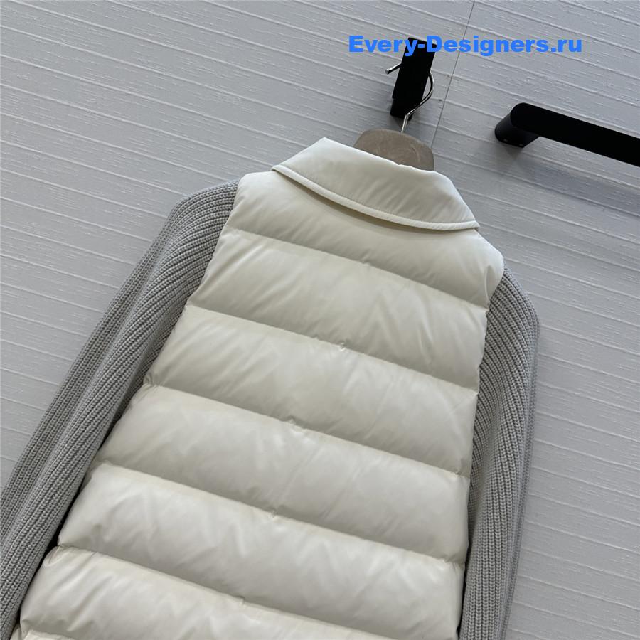 BC Woman Ivory Cotton Down Jacket
