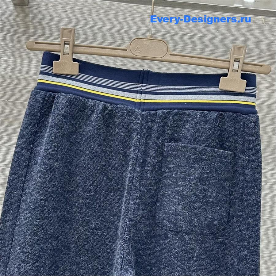 Miu Miu Navy Hooded Jacket Trousers Set