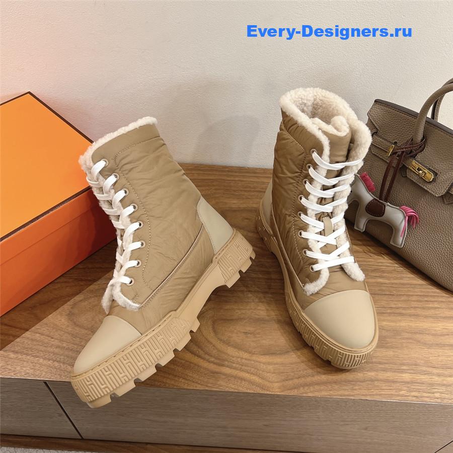 H**me5 beige fresh ankle boot