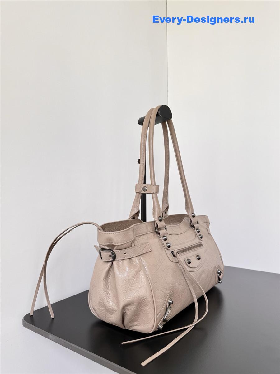 Ba1en*iaga beige le city east west bag