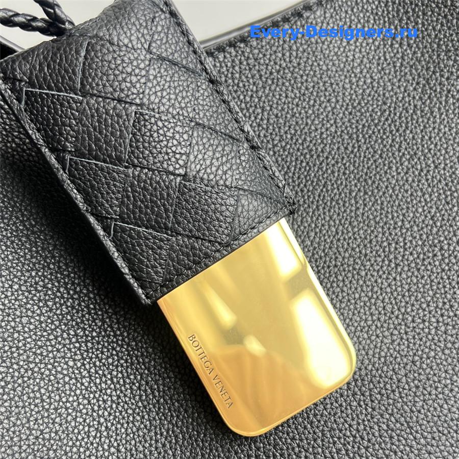 b0tt*ga Ven*ta black large campana tote bag