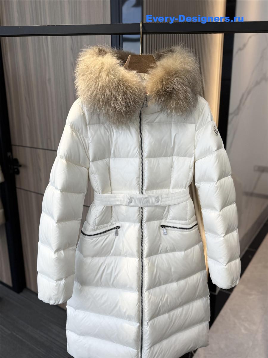 Moncler Boedic White Down Jacket
