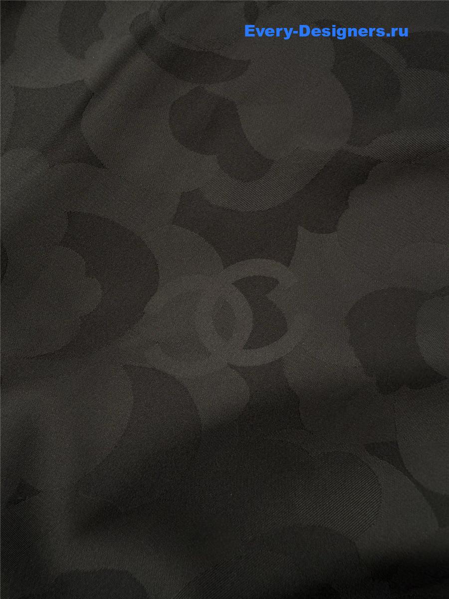 Ch**el multicolor embroidered wool crepe blouson