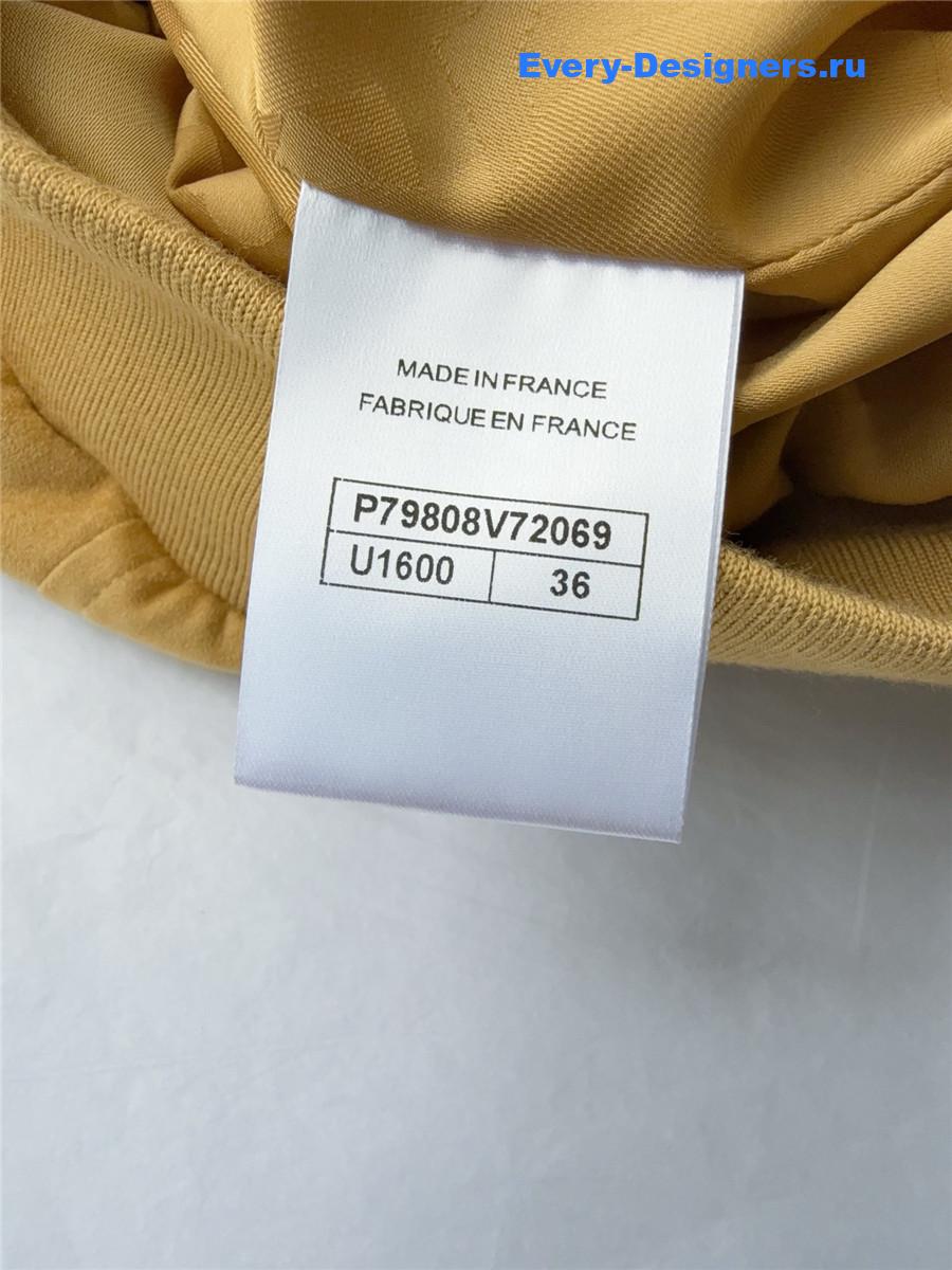 Ch**el brown suede jacket coat